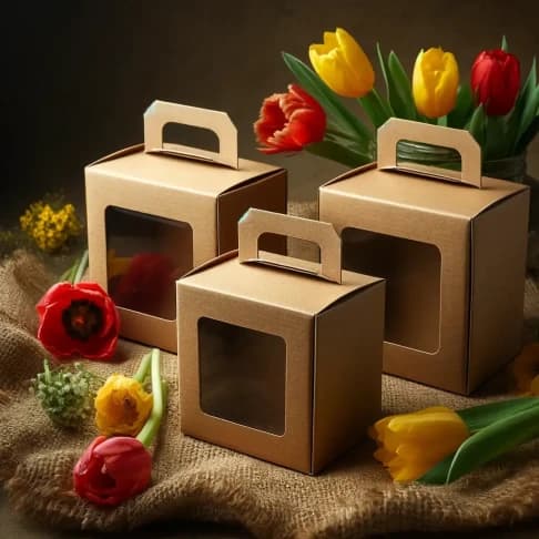 Kraft Boxes with Handle 4