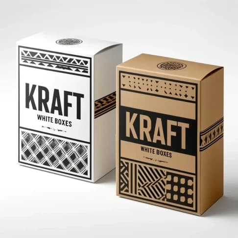 Kraft White Boxes