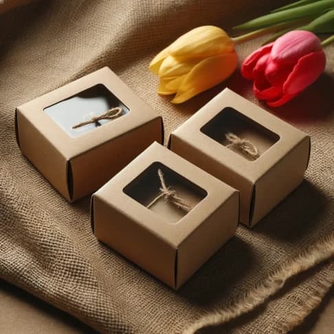 Kraft Window Boxes