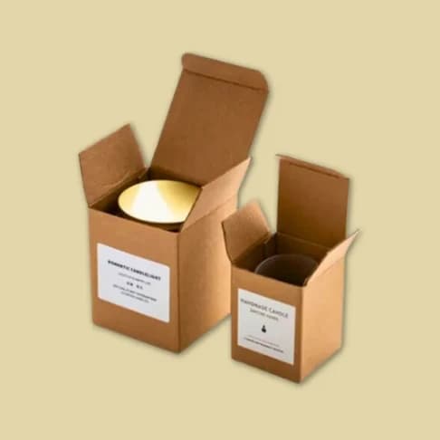 Custom Kraft Candle Boxes
