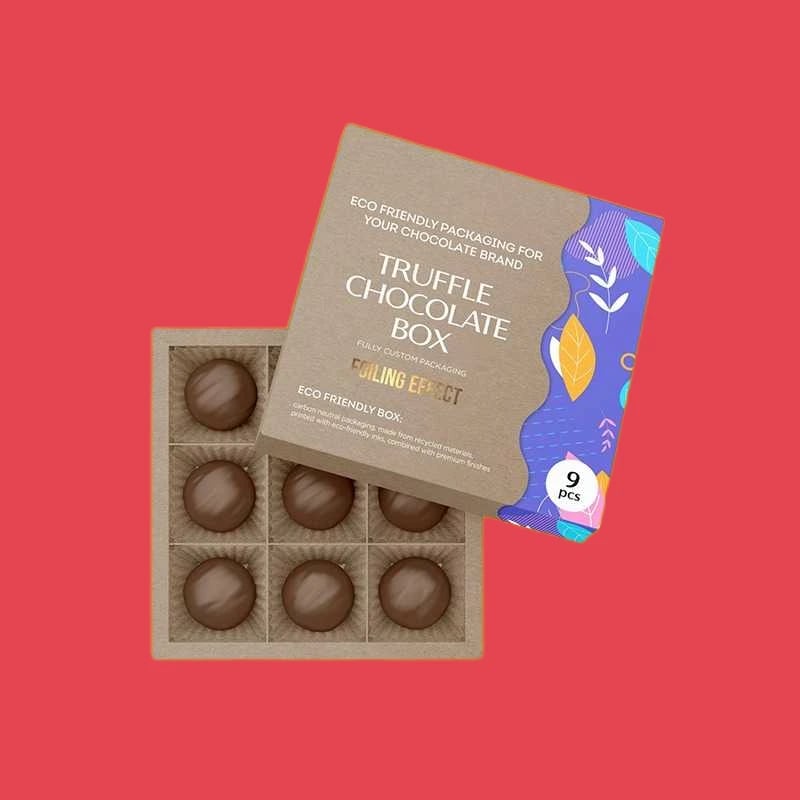 Custom Kraft Chocolate Boxes