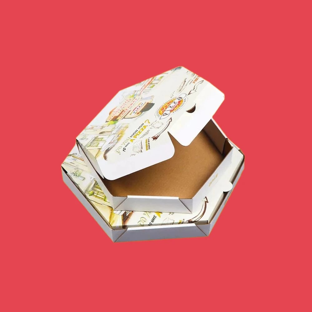 Custom Hexagonal Pizza Boxes