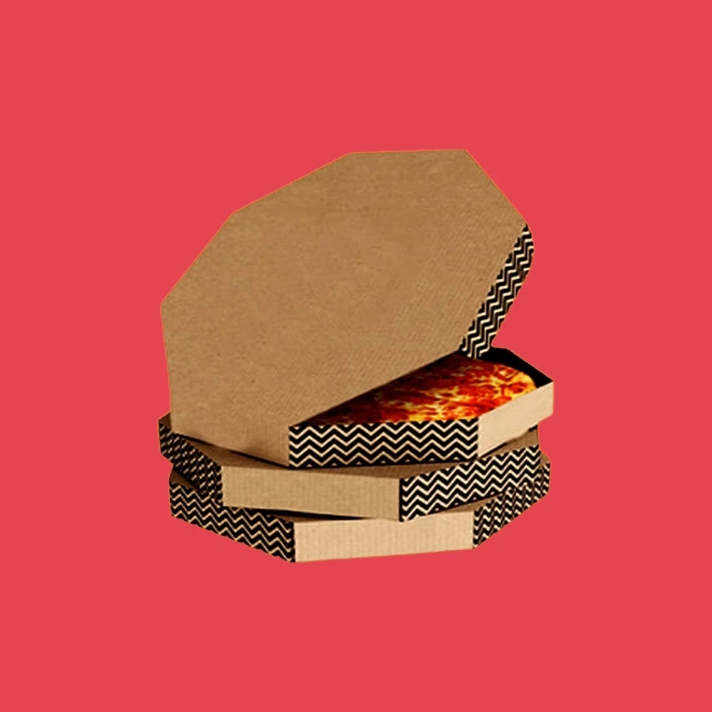 Custom Octagonal Pizza Boxes