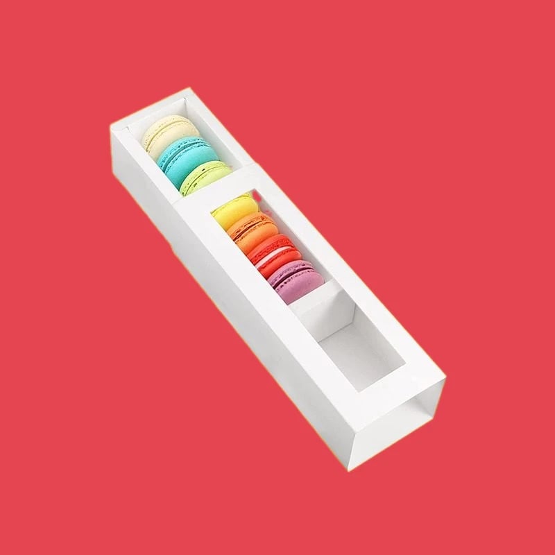 White Macaron Boxes