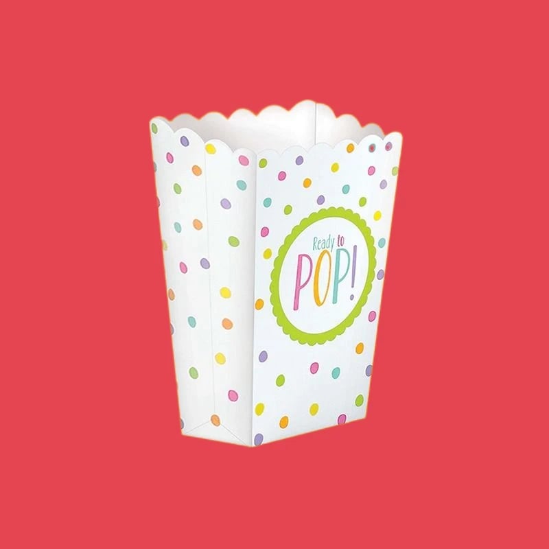 Custom Popcorn Multicolor Boxes