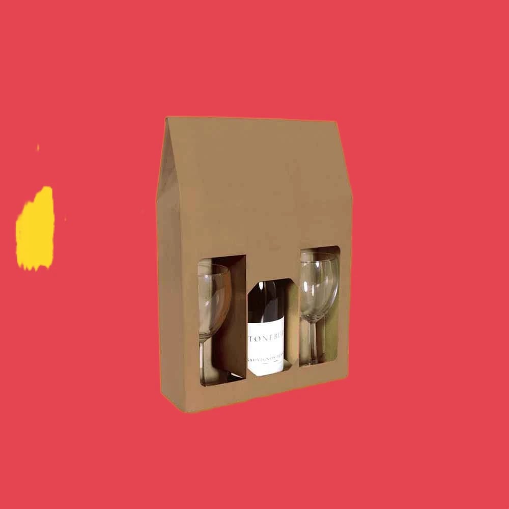 Custom Bottle Carriers with Display Window