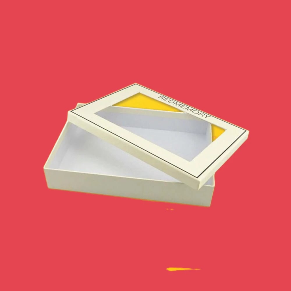 Custom Style Apparel Boxes with PVC Window