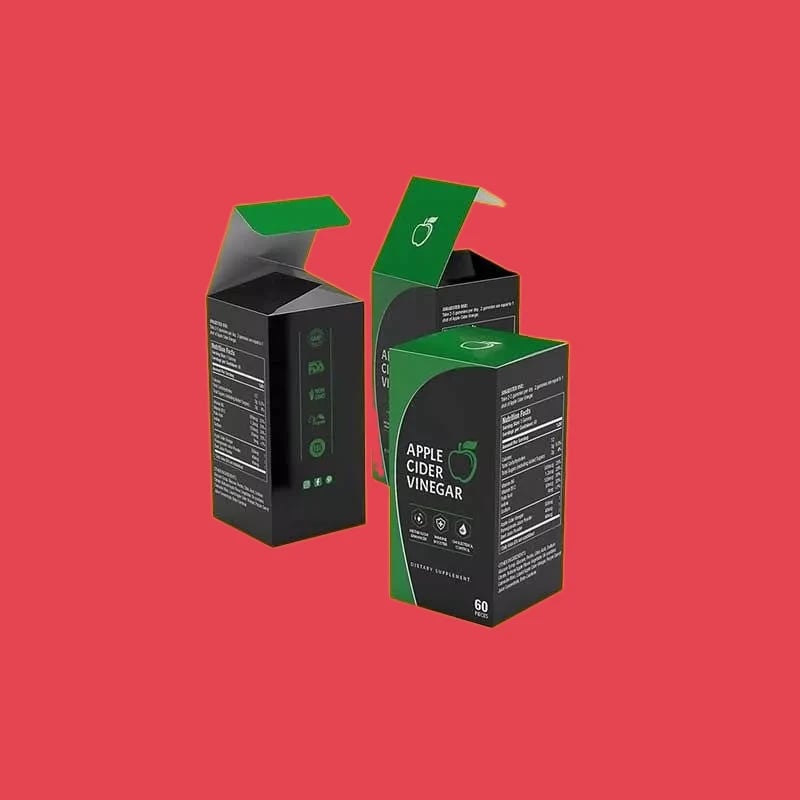 Custom Tuck Top Seal End Healthcare Boxes