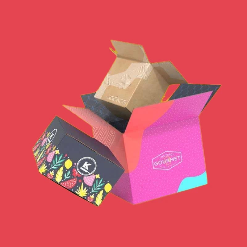 Custom Multi Color Household Boxes