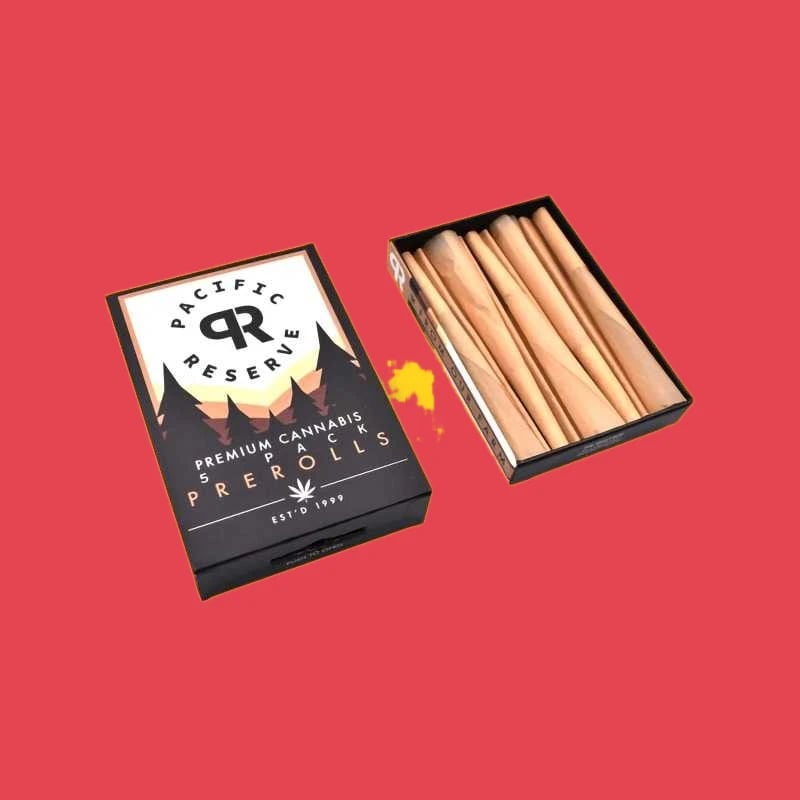 Custom Lid & Tray Pre Rolls Joints Packaging