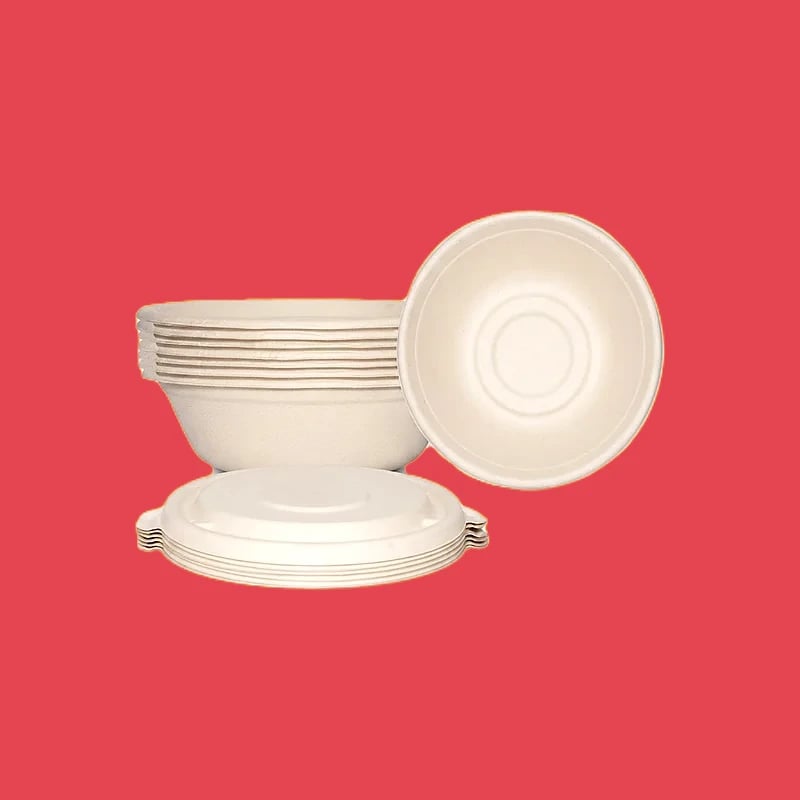 32 Oz Sugarcane Bowls