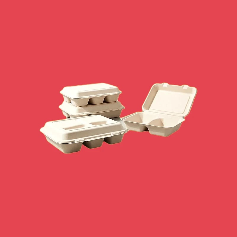 Sugarcane Clamshell Containers