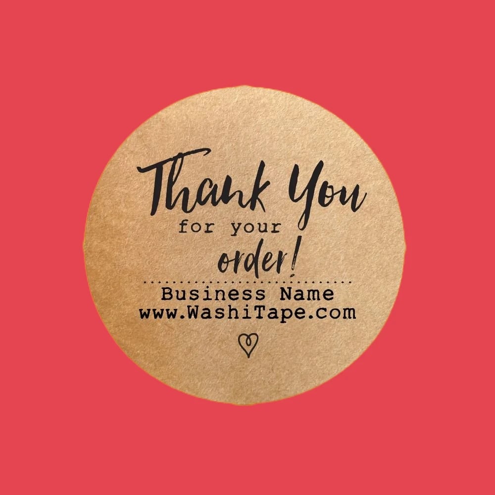 Custom Thank You Stickers