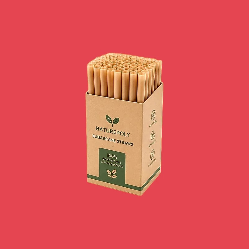 Custom Sugarcane Straws