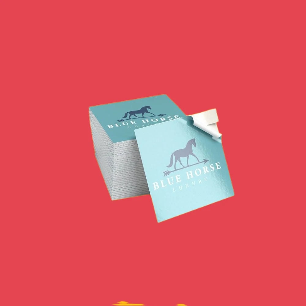 Custom Glossy Packaging Labels