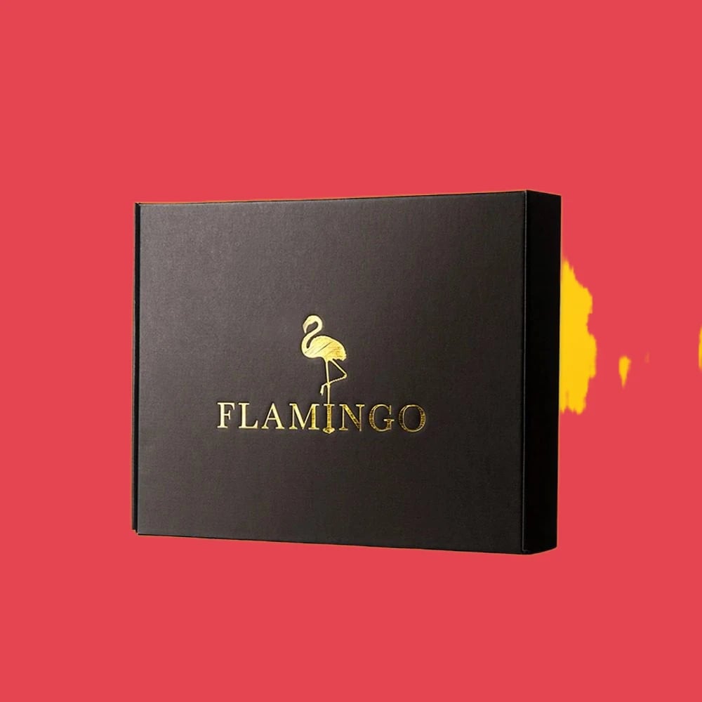 Custom Hair Extension Boxes With Gold Foiling
