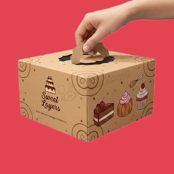 Custom Kraft Cake Boxes