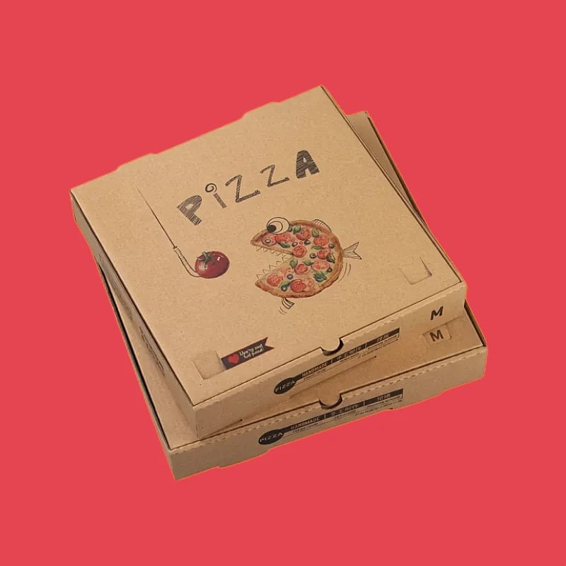 Custom Brown Pizza Boxes