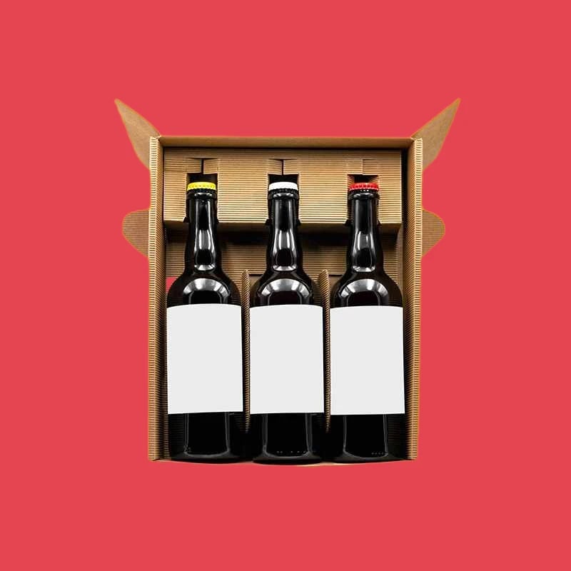 Custom Design Beverages Corrugated Boxes