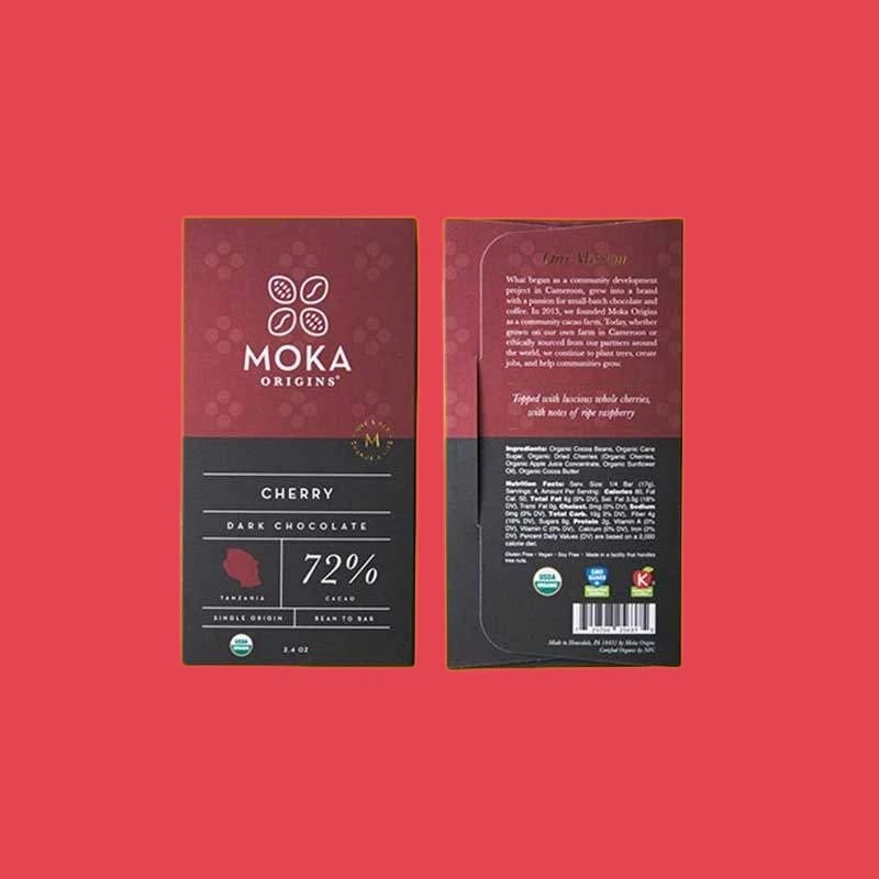 Chocolate bar sleeve packaging