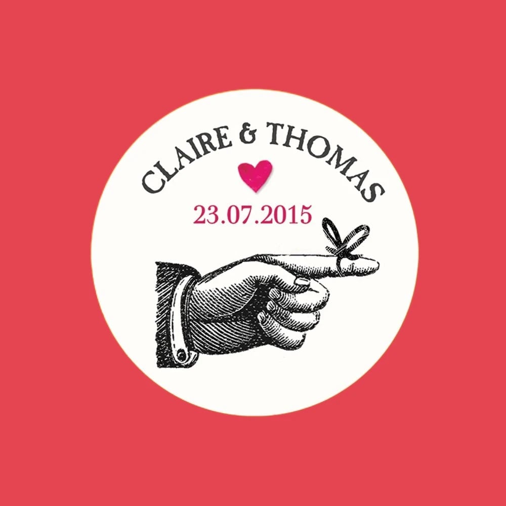 Custom Wedding Stickers