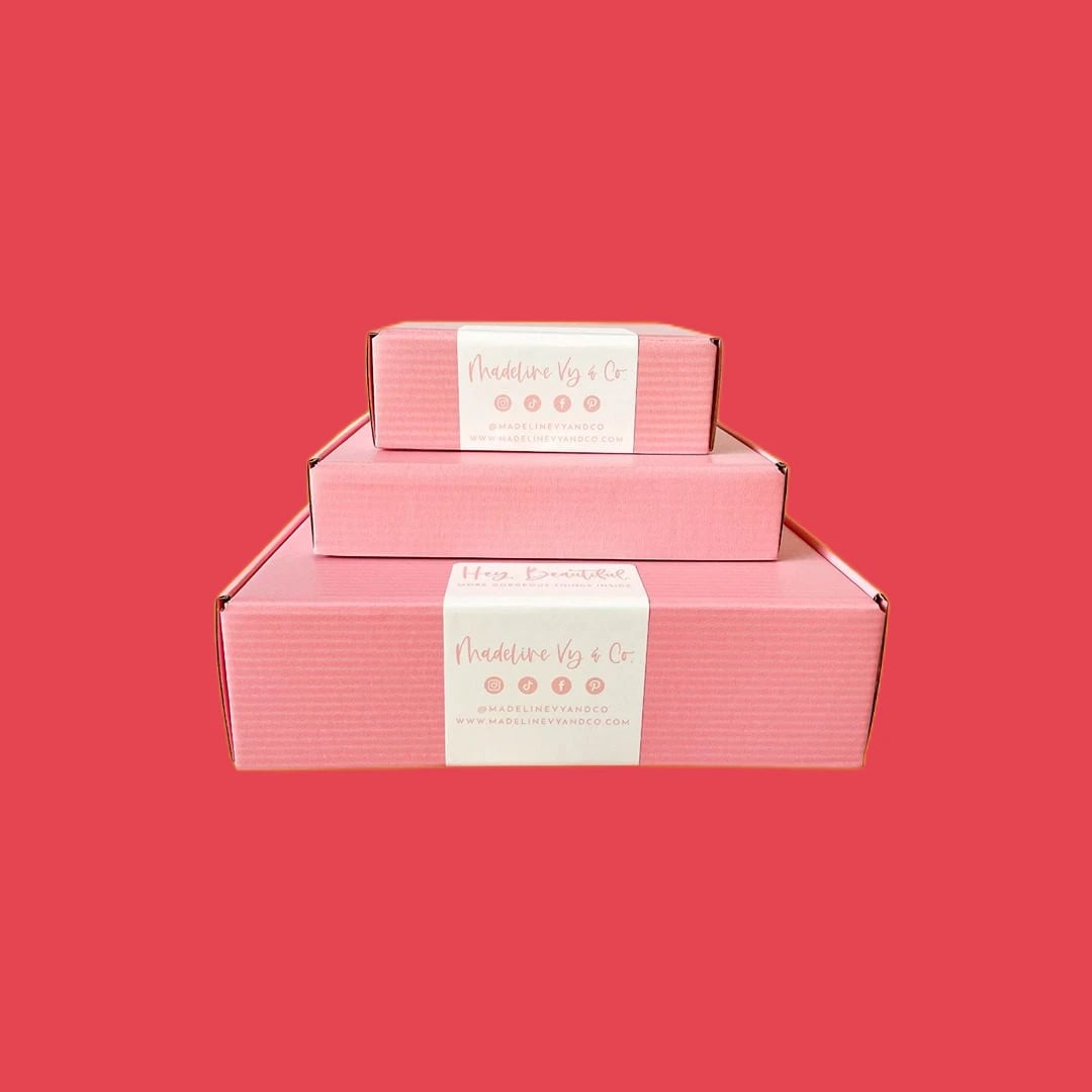 Pink Mailer Boxes