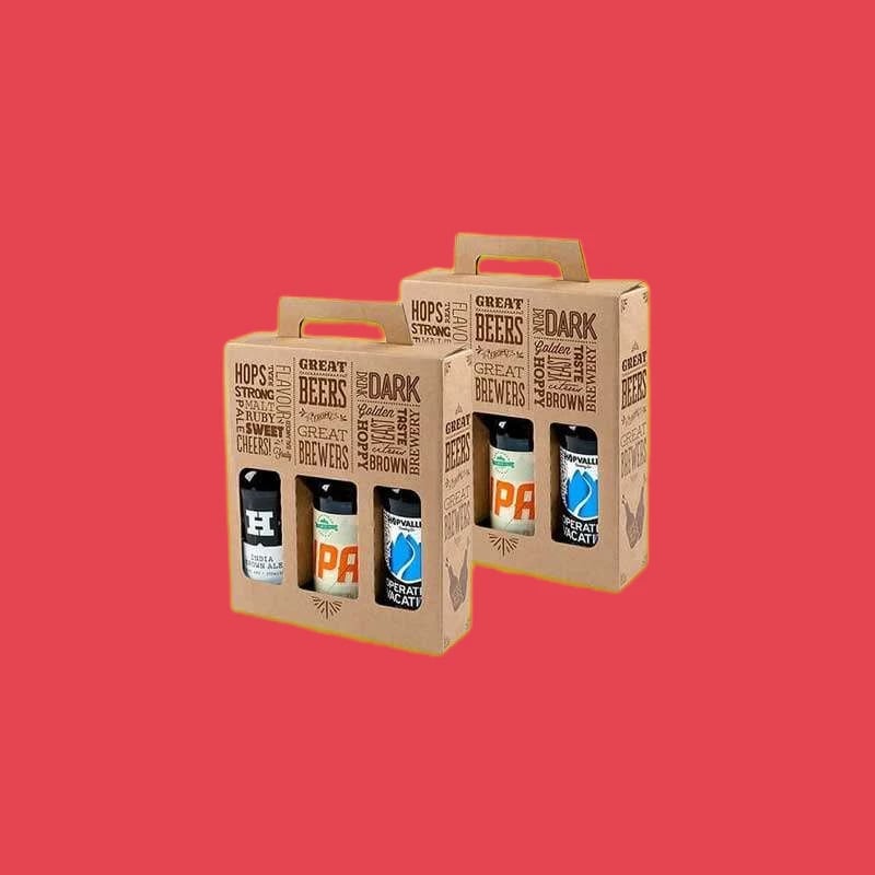 Custom Kraft Handle Boxes