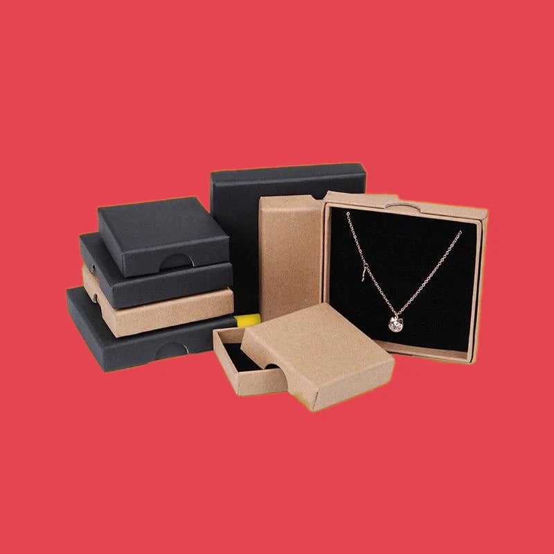 Custom Kraft Jewelry Boxes