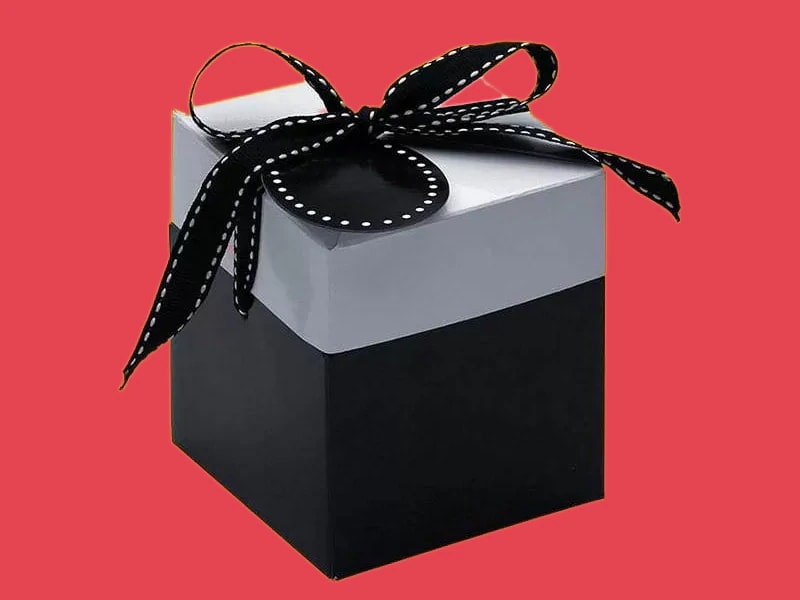 Custom Aqua Popup Gift Boxes