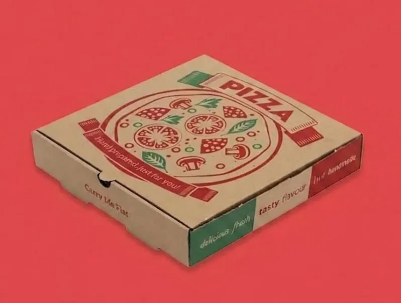 Custom Corrugated Cardboard Pizza Boxes