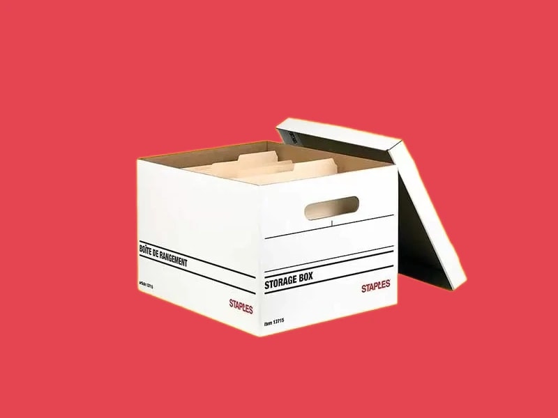 Custom Design Files Storage Boxes