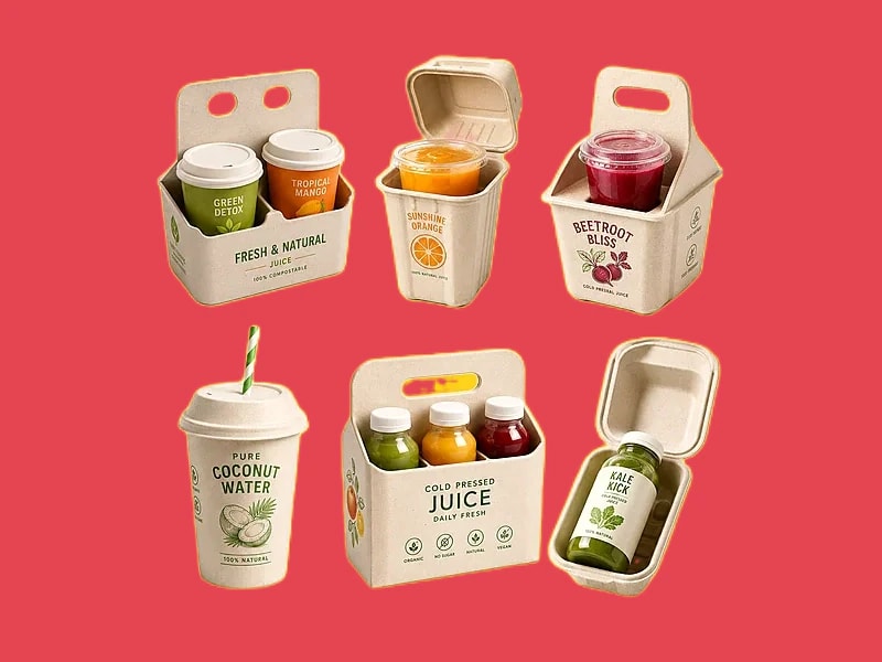 Custom Sugarcane Juice Cups