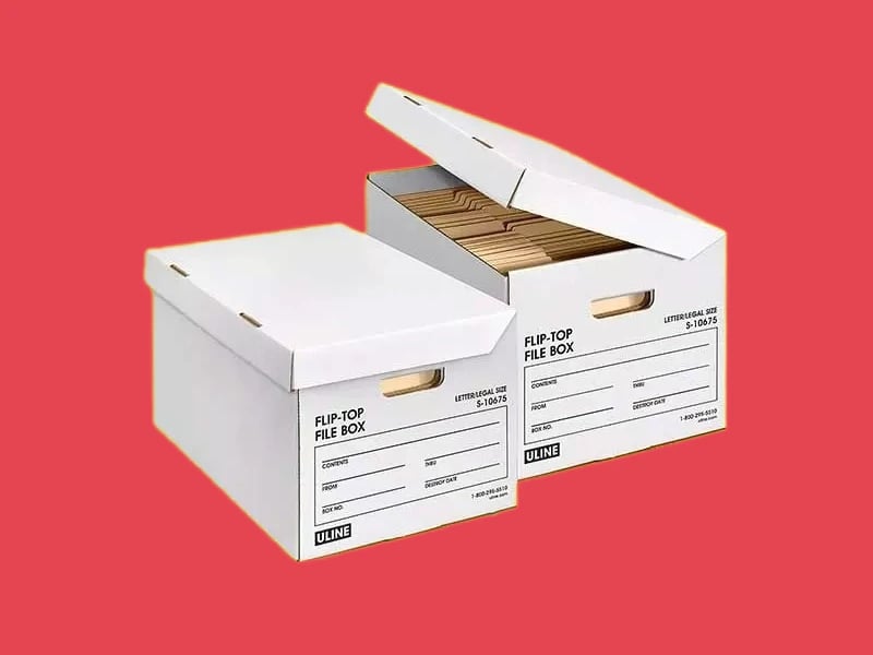 Custom Archival Storage Boxes