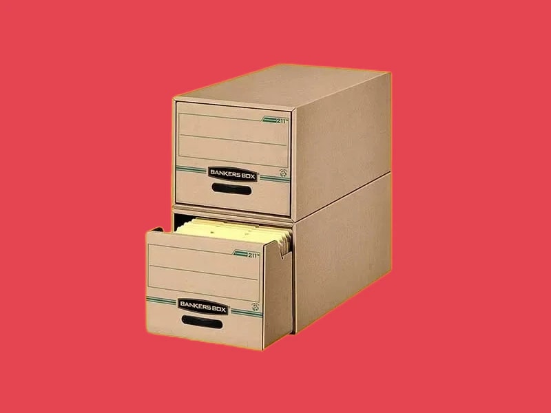 Custom Banker Storage Boxes