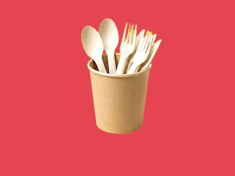Custom Sugarcane Cutlery