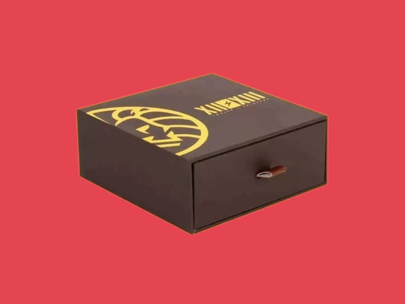 Custom Gold Foiled Drawer Boxes