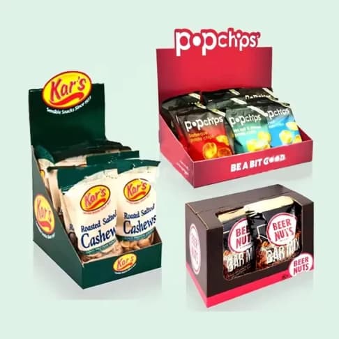 Custom Food Counter Display Boxes